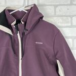 Dickies STORM Womens Softshell Jacket Hooded Plum Beige Outdoor, Size XL Photo 5