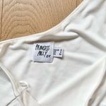 Princess Polly One Shoulder Bow Tie White Bodysuit Photo 4