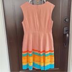 Anthropologie EUC Tracy Reese x  Fit and Flare Malibu Paint Print Dress Size 8 Photo 9