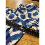 Knox Rose Blue and White Tiered Maxi Dress Scoop Neck Balloon Sleeve Size XS Photo 8