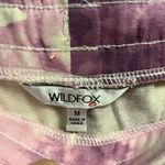 Wildfox Lounge Set Tie Dye Stars in Purple & White Sz M NWT Sweatshirt & Shorts Photo 11