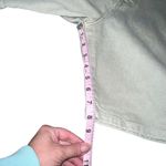 ZARA WOMEN HIGH WAISTED DENIM JEAN SHORTS 8” SIZE 31 TAN MOM CASUAL SUMMER BOHO Photo 5