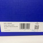 Stuart Weitzman  NWT‎ Daryl Cream White Tweed Leather Sneakers with Ribbon Laces Photo 13