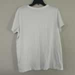 Lands' End 🦋 Lands’ End White Classic T-Shirt Short Sleeve Tee Minimalist Neutral Basic Photo 3