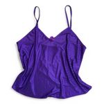 Vintage Kristine Tyler Women’s M Sleep Tank Top Purple Flower Comfort Retro‎ Size M Photo 0