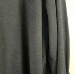Carolyn Taylor EUC  Black Rouched Side Black Sweater Top sz 2x Photo 3