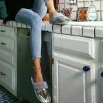 Wanna B Faux Fur and Sequin Slippers Photo 1