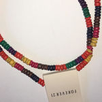 Forever 21 Colorful Wooden Beaded Boho Necklace Photo 2