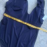 Lane Bryant NWT Flutter-Sleeve One-Piece Swimsuit 18 Blue Photo 5