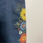 Ashley Mason  Premium floral embroidered leg jeans Photo 3