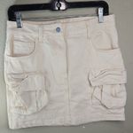 Pilcro  Women's Cream Cargo Shorts Photo 0
