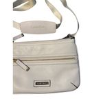 Calvin Klein  Pebble Faux Leather Crossbody Bag Off White Gold Hardware 9.5"x6.5" Photo 2