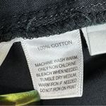 Loft Ann Taylor  Cotton Twill Chino Shorts Black 4 Drawstring Photo 9