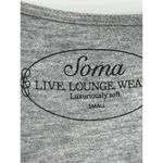 Soma Women's Live Lounge Wear Raglan Tunic Loungewear Gray Small Photo 1