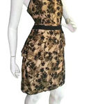 Carmen Marc Valvo Carmen Mar Valvo 1990 Black Beaded Cocktail Halter Dress Size 12. Photo 1