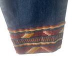 Driftwood Women's Size 25 Colette Thread Embroidered Cropped Jeans Photo 4
