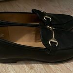 Black Loafers with Gold Detail Size 5 Photo 3