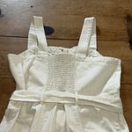 Habitual  Cream Textured Button Dress Size Large Photo 4