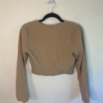 Lelis collection cropped blazer Tan Photo 3
