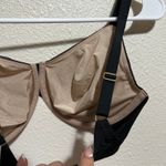 Natori  724332 black cafe side effect mesh unlined underwire bra 30G NEW Photo 6