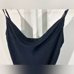 AQUA NWT Navy Cowl-Neck Camisole Top XS – Minimalist, chic, Christmas new years Photo 1