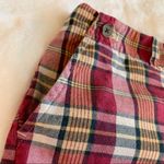 J.Crew City Fit Red & Yellow Madras Plaid Casual Summer Shorts Size 6 Photo 2