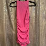 TNA Aritizia Chill Malibu Cosmo Pink Fitted Ruched Side Mini Dress XXS NWT Photo 1