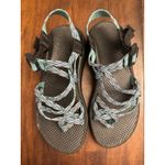 Chacos Chaco ZX/1 cloud sandals women's size 8 blue and green Photo 1