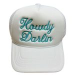Howdy Darlin Trucker Hat White Photo 0