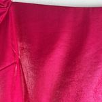 Lalavon Women’s Hot Pink Puff Sleeve Shiny Fairy Babydoll Mini Dress Size Small Photo 1