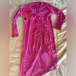 BooHoo Pink Dress Size 24 Pink Shimmer Plus Curvy Photo 0