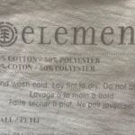 Element Graffiti Logo Tee White Yellow Small Photo 3