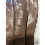 A.n.a Brown Leather Tall Knee High Heel Riding Boots Womens Size 8.5 Photo 1