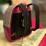 Coach  Fuchsia and Beige Mini Backpack Bag Photo 5