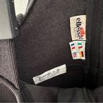 Ellesse Vintage Made Italy Black Suspenders Snow Winter Ski Overalls Bib US 10 Photo 5