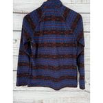 Eddie Bauer Eddie‎ Bauer Womens Multicolored Aztec Western Print 1/4 Zip Fleece Size Large Photo 2
