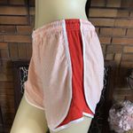 SHORTIES BY LAUREN JAMES ORANGE STRIPE RETRO GYM SHORTS (M) Size M Photo 3
