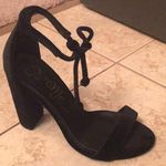 Lulus Black High Heels Thick Heel  Photo 0