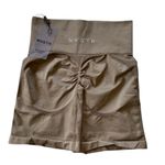 NVGTN NVTGN Scrunch Biker Athletic Workout Gym Tan Compression Shorts Size XS Photo 0