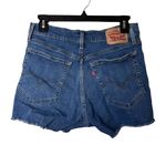 Levi's Strauss High Rise Shorts Womens Size 29 Distressed Short Denim Western Photo 3