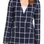 J.Crew French Girl Windowpane Crepe Blazer Photo 0