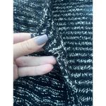 Loft | size large open sweater | tweed black and white cardigan Photo 5