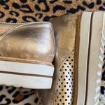 White Mountain  Gold Perforated Flats Photo 5