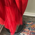 J.Crew Red Spaghetti Strap Dress (missing black Velvet Sash) NEW Photo 8