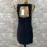 Mango MNG Black Open Back Linen Dress Photo 2