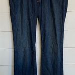 Ann Taylor Modern Boot Denim Jeans Women's Dark Wash Bootcut Size 6L Photo 3