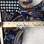 Shelby & Palmer  Dress Womens 6 Black Paisley Houndstooth Party Work‎ Casual Photo 5