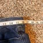 Gap ‎ 1969 Sexy Boyfriend Jeans Dark Wash Distressed Raw Hem Women's Size 27 Photo 4