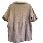 Urban Outfitters Kendra Linen Button-Front Romper - Size Small Photo 5