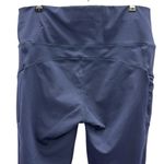 Level Up Active Blue 2 Zippered Pockets 3 Quarter Length Crop Legging Womens XL Photo 5